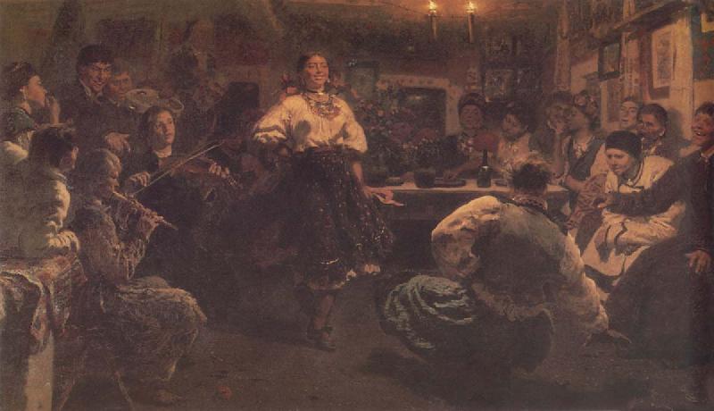 Ilya Repin Vechornisty Germany oil painting art